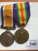 MEDALS: WW1 PAIR BWM AND VICTORY TO 41621 F. LAYFIELD Q.M.A.A.C.