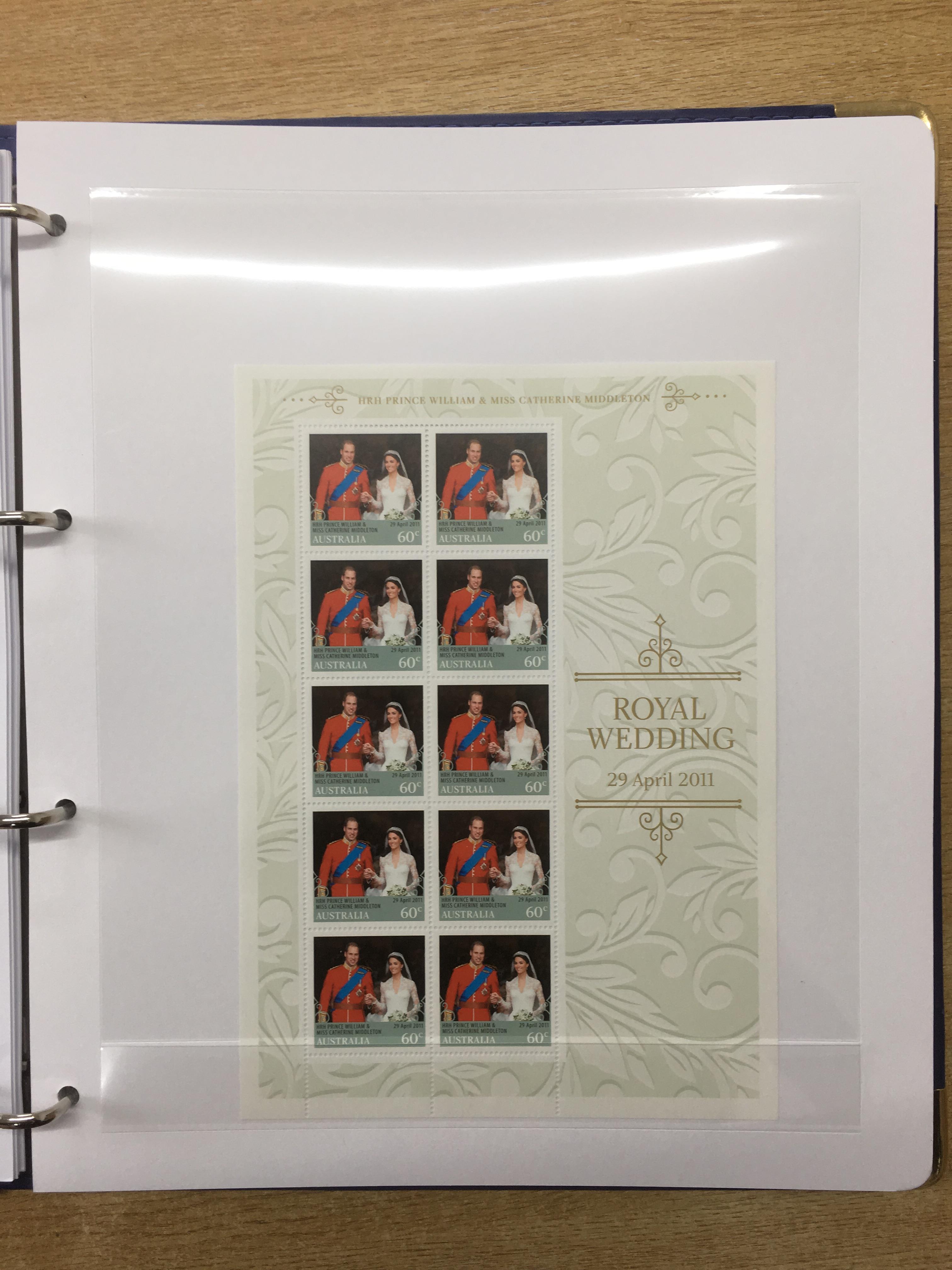 LARGE BOX 2010-2018 ROYALTY OMNIBUS COLLECTIONS IN TWELVE BINDERS, MUCH MNH WITH MANY SHEETLETS, GB, - Image 6 of 10