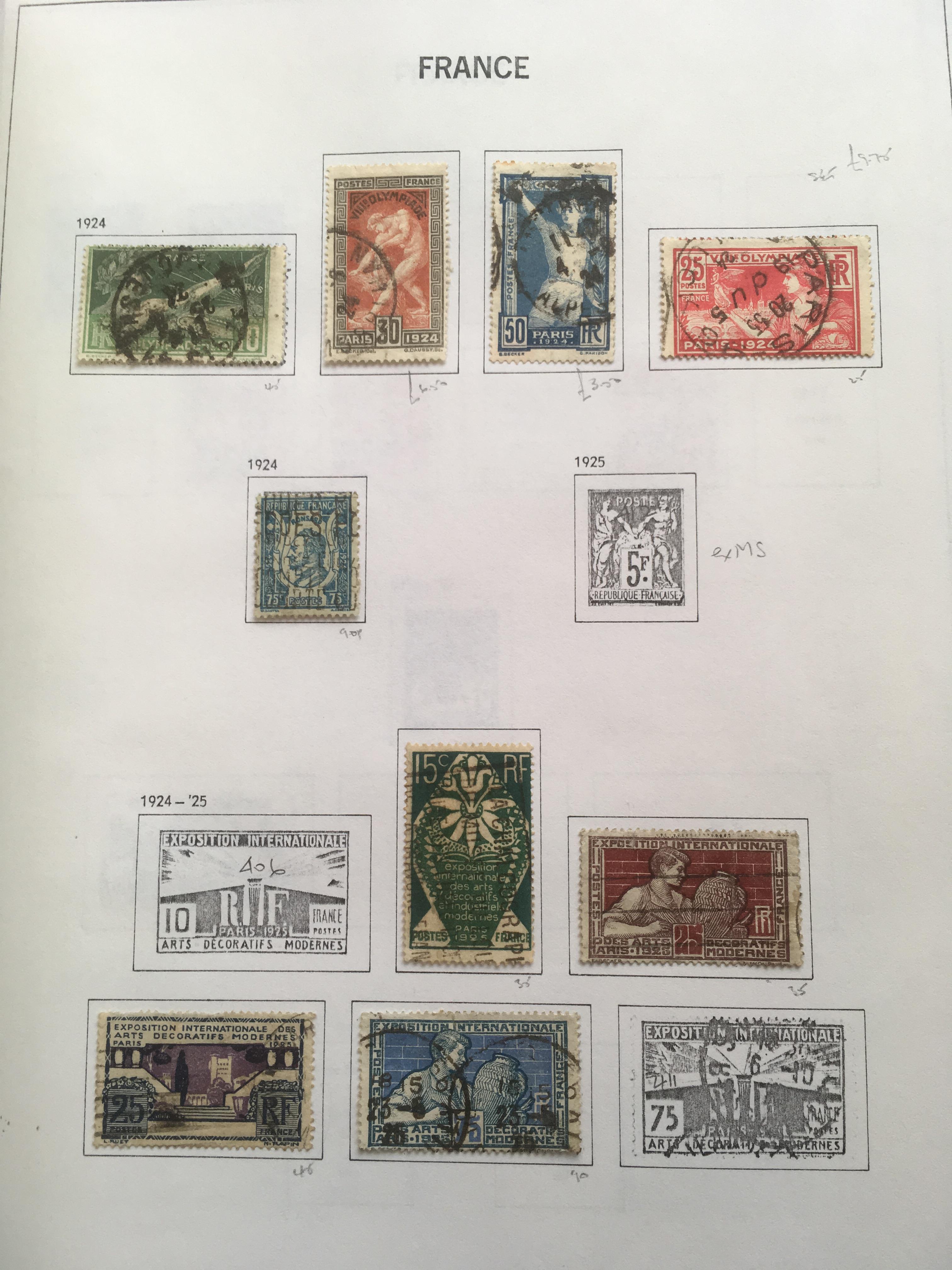 FRANCE: BOX WITH REMAINDER COLLECTIONS IN FOUR VARIOUS VOLUMES. - Image 5 of 17