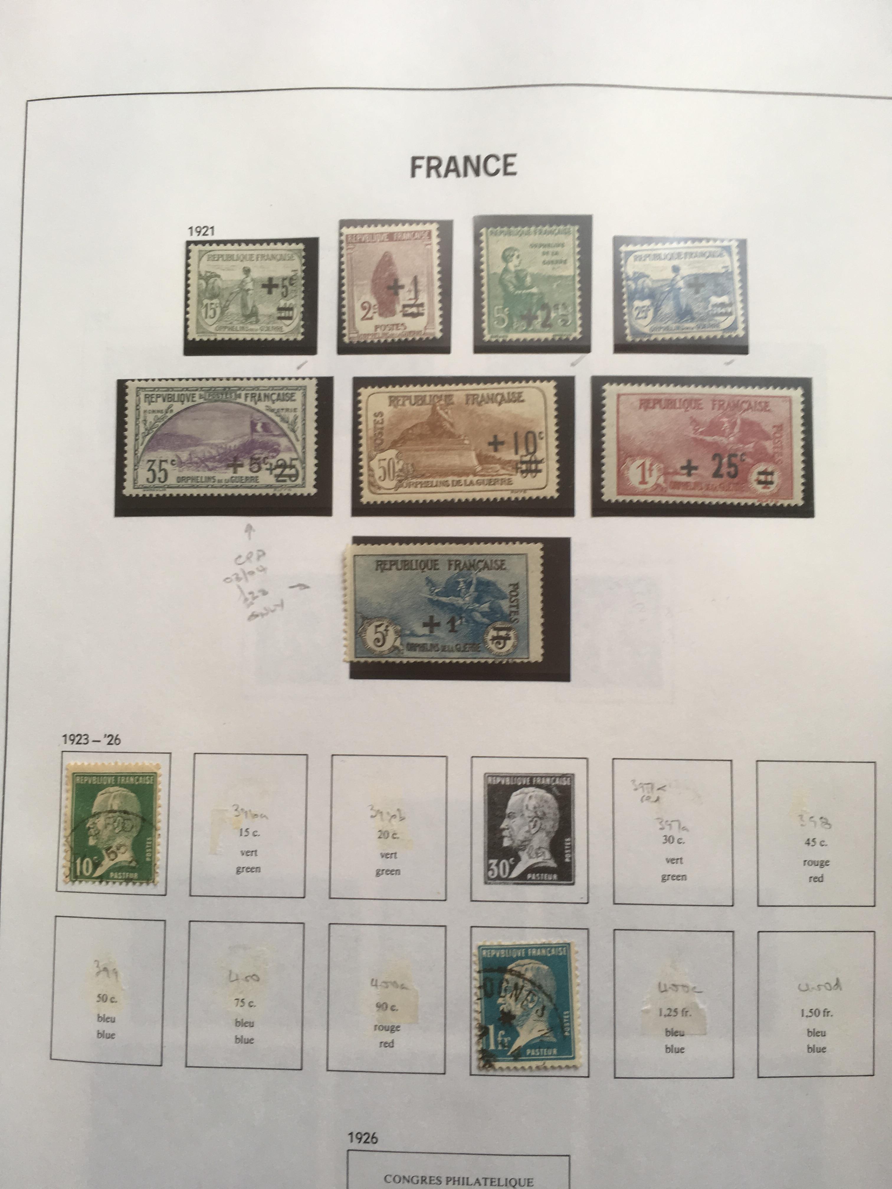 FRANCE: BOX WITH REMAINDER COLLECTIONS IN FOUR VARIOUS VOLUMES. - Image 10 of 17