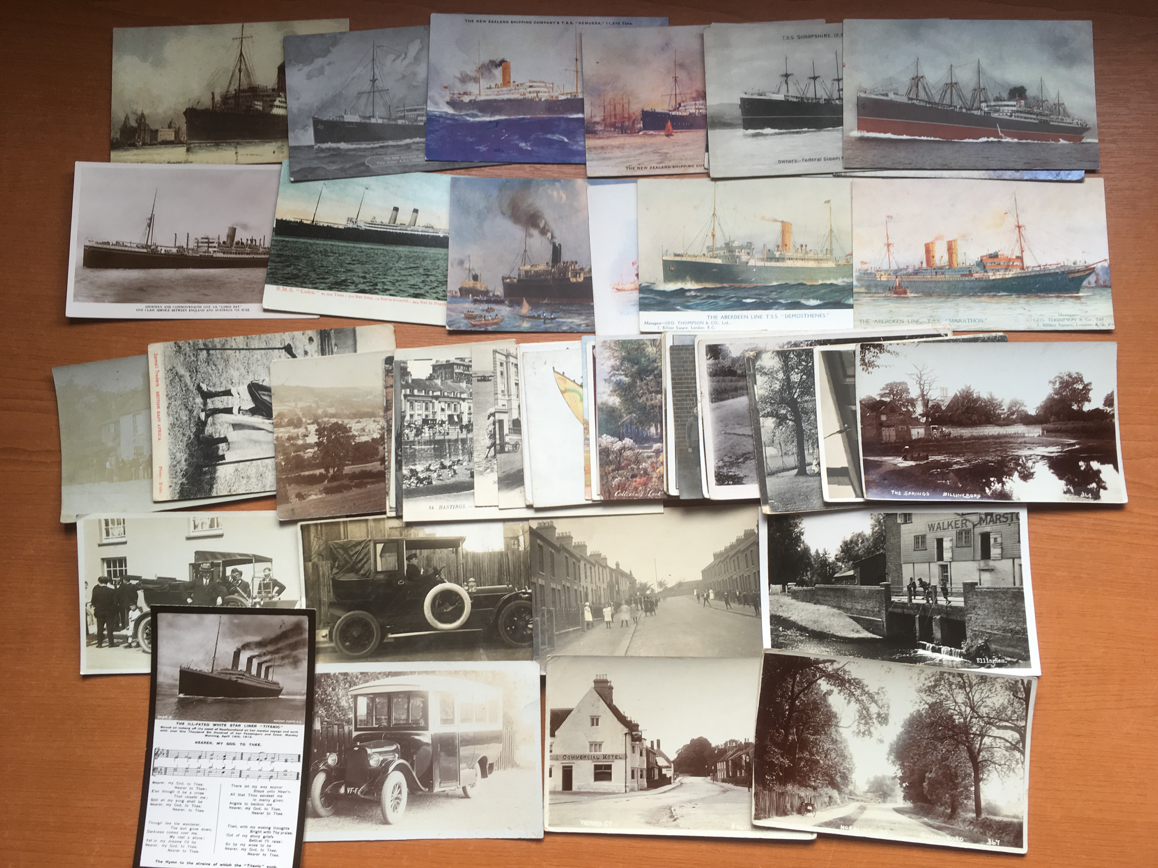 PACKET MIXED POSTCARDS INCLUDING TITANIC RP BY ROTARY, BILLINGBORO RP (3), NORWICH PRIMROSE ROAD RP, - Image 2 of 5