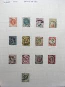 GB: SG WYON ALBUM WITH QV USED COLLECTION, 1d REDS WITH PART SHEET RECONSTRUCTIONS, 1870 ½d (12),