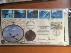 COIN COVERS: 1994-2019 SELECTION INCLUDING 2018 RAF CENTENARY BENHAM COVER WITH SILVER PROOF £2,