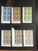 GB: BINDER WITH A COLLECTION MACHIN AND REGIONAL CYLINDER BLOCKS (APPROX.