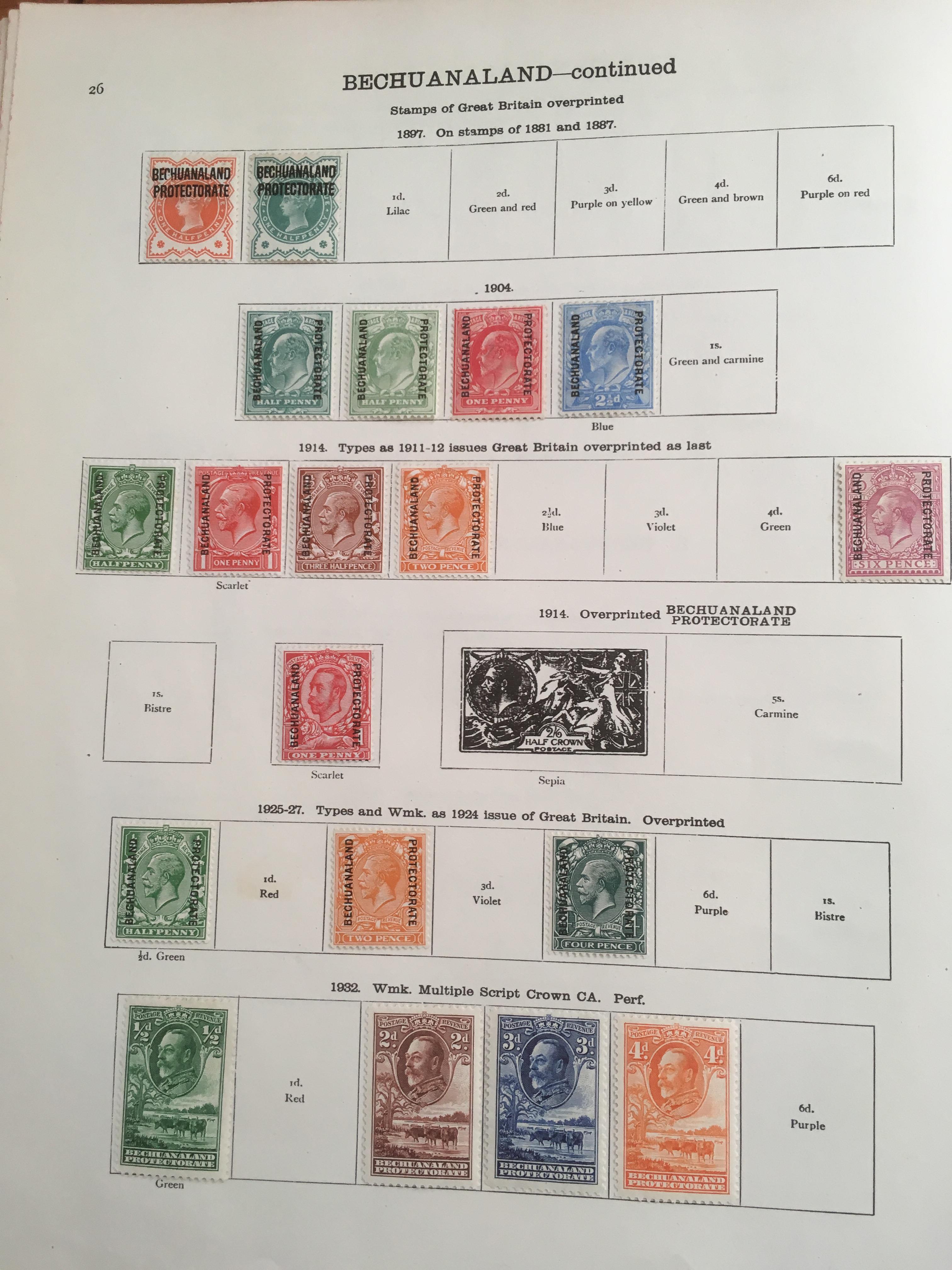 SG NEW IDEAL ALBUM WITH A MIXED MINT AND USED COLLECTION INCLUDING AUSTRALIA, BARBADOS, - Image 3 of 17