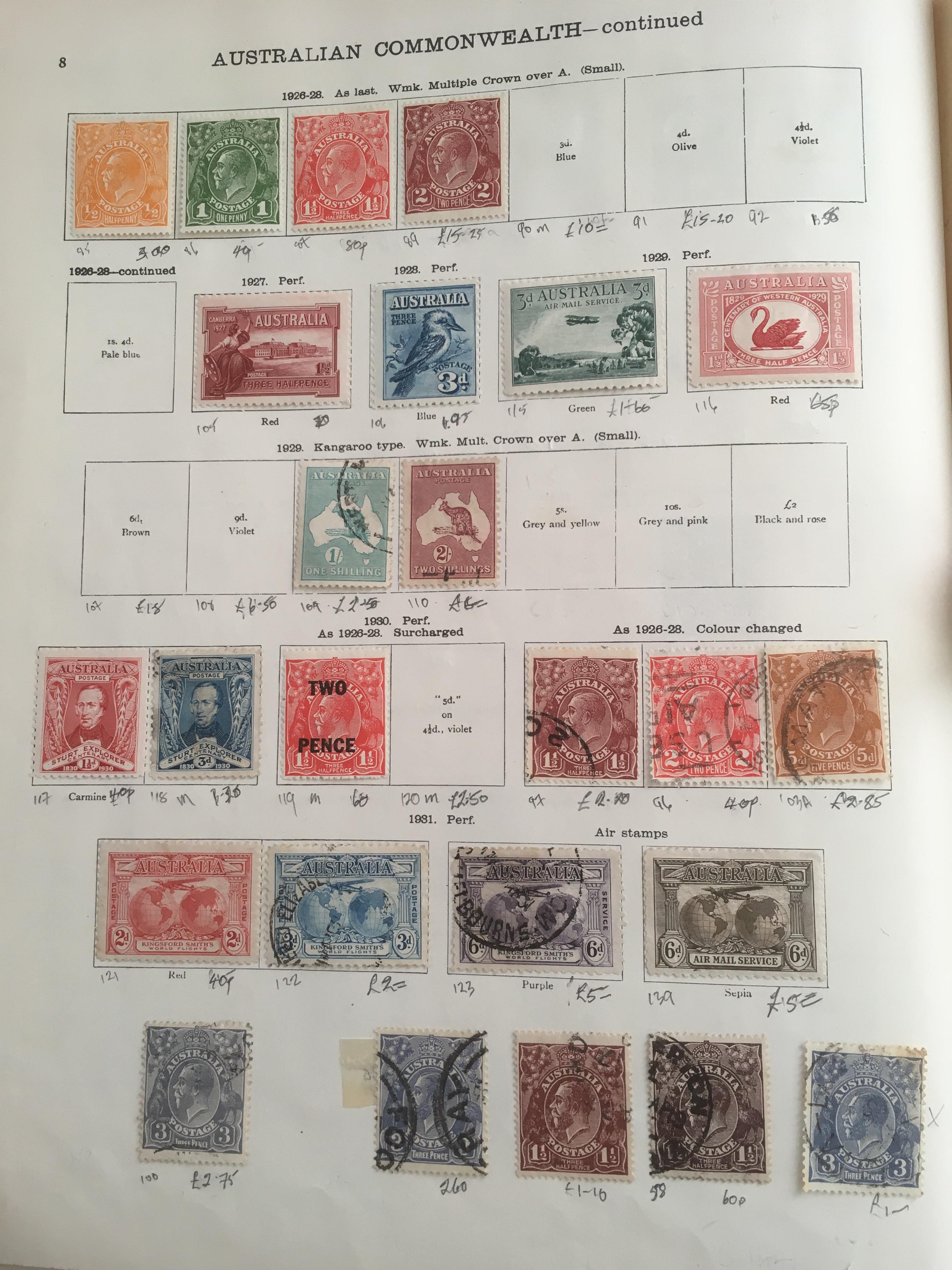 SG NEW IDEAL ALBUM WITH A MIXED MINT AND USED COLLECTION INCLUDING AUSTRALIA, BARBADOS, - Image 2 of 17