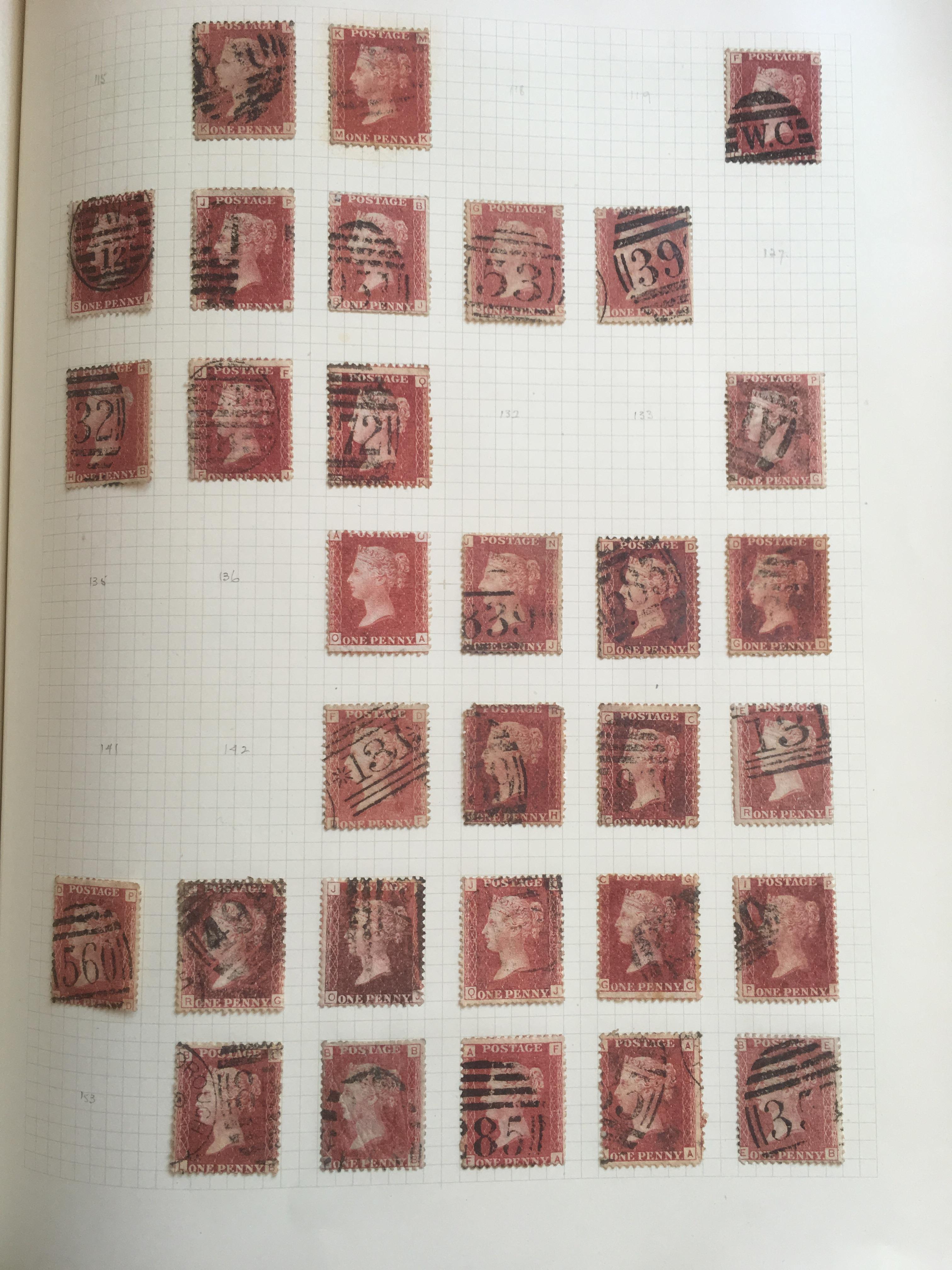 GB: ALBUM WITH 1840-1953 COLLECTION, USED FROM A POOR 1d BLACK, 1d PLATES WITH A FEW CDS, - Image 5 of 8