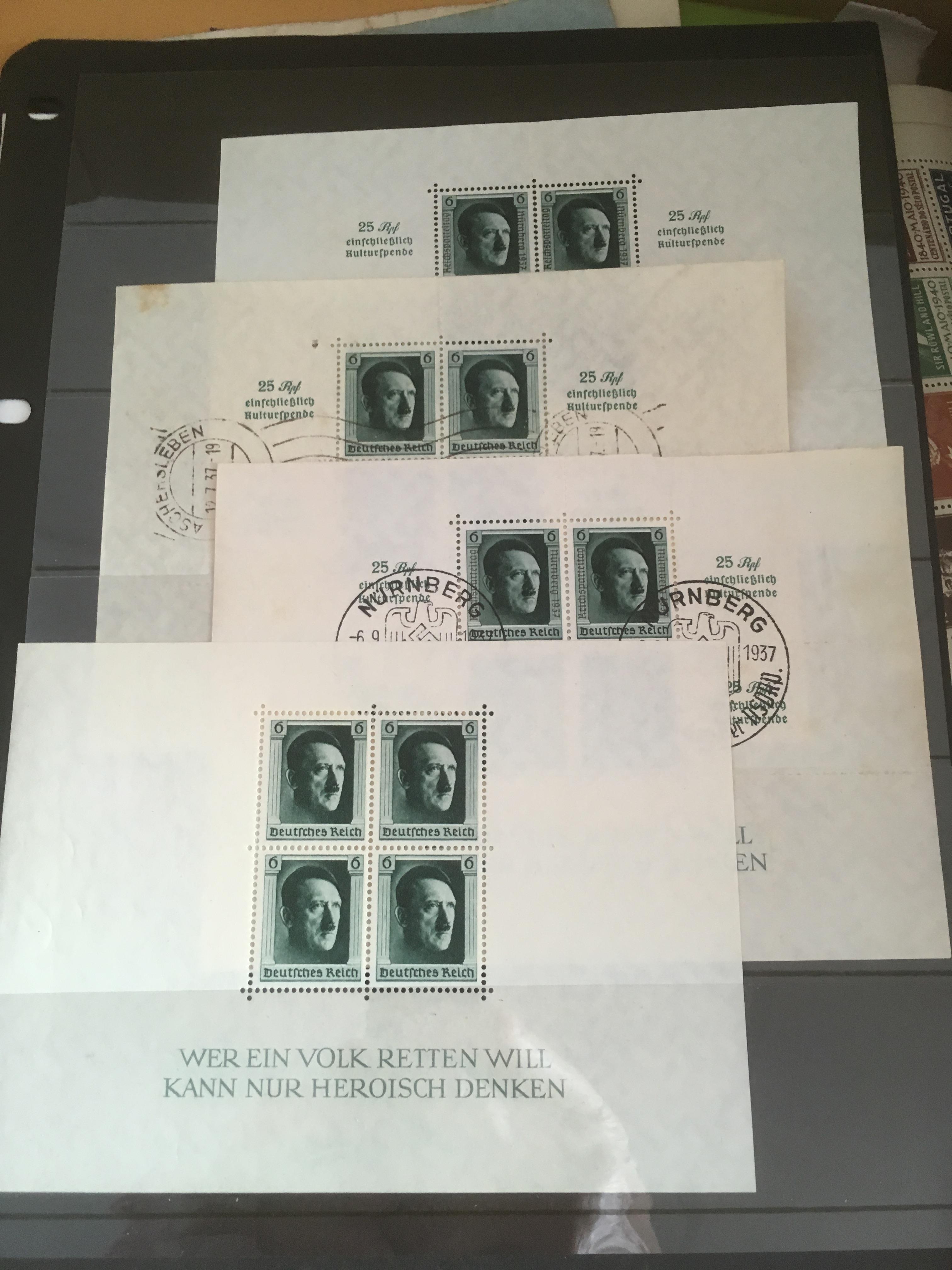 BOX WITH FOREIGN ON STOCKCARDS AND LOOSE, ALBANIA, CHINA REMAINDER COLLECTION IN AN ALBUM, USA, - Image 3 of 15