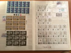 GB: BOX WITH QE2 MAINLY MINT IN NINE VOLUMES, POST AND GO ISSUES MNH, MACHINS, REGIONALS, COMMEMS,
