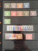 GB: POSTAGE DUES: 1914-70 BASIC SETS COMPLETE, APPARENTLY ALL MNH,