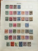 GIBRALTAR: 1886-1960 MAINLY USED WITH 1886 OPTS ON BERMUDA 1/- WITH 1939 RPS CERTIFICATE, 1886-7 4d,