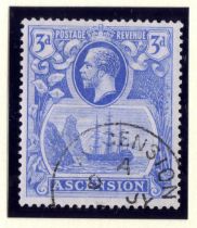 ASCENSION: 1924-33 3d CLEFT ROCK VARIETY FINE USED,