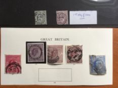 GB: 1902-13 EDWARDS USED COLLECTION, GOOD RANGE OF PRINTINGS AND SHADES WITH VALUES TO 2/6 (6),