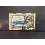 JAMAICA: 1860-1966 MAINLY USED WITH 1860-70 PINEAPPLE WMK VALUES TO 1/- (3),