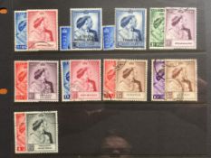 1948 SILVER WEDDING RANGE OF USED MAINLY SETS WITH HONG KONG, CYPRUS, FALKLANDS,
