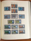 GB: 1937-70 MINT, LARGELY MNH COLLECTION IN SG WINDSOR BOXED ALBUM, EVERY SPACE FILLED, DEFINS,