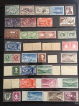 BINDER WITH ALL REIGNS MINT AND USED INCLUDING AUSTRALIAN STATES, MAURITIUS, CEYLON, ZANZIBAR, FIJI,