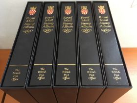 GB: BOX WITH 2011-2021 MINT AND USED (TO 2019) COLLECTION IF FIVE BOXED ROYAL MAIL ALBUMS, COMMEMS,