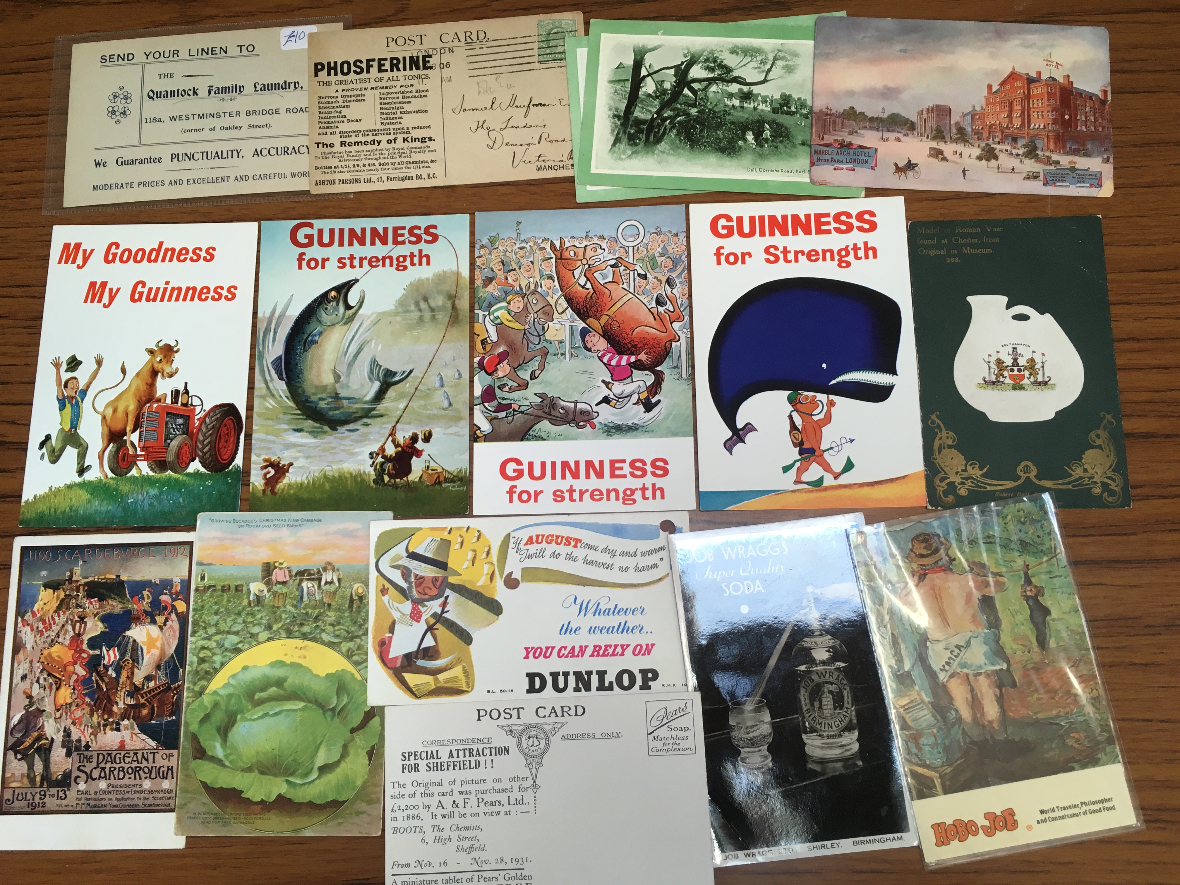 THE DEREHAM POSTCARD HOARD: BOX WITH VARIOUS SUBJECTS, ADVERTISING, ETHNIC, EXPLORATION, HERALDIC, - Image 3 of 8