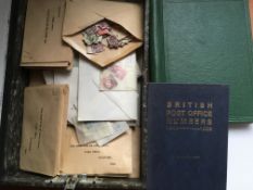 GB: FILE BOX WITH QV PERIOD NUMERAL AND DUPLEX POSTMARK COLLECTION IN AN ALBUM,
