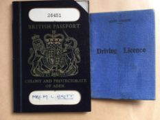 BRITISH PASSPORT "COLONY AND PROTECTORATE OF ADEN" ISSUED IN 1961,