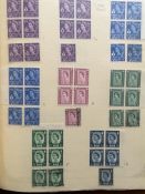GB: TWO ALBUMS WITH MINT AND USED COMMEMS 1973-86, MANY BLOCKS, ALSO REGIONALS,