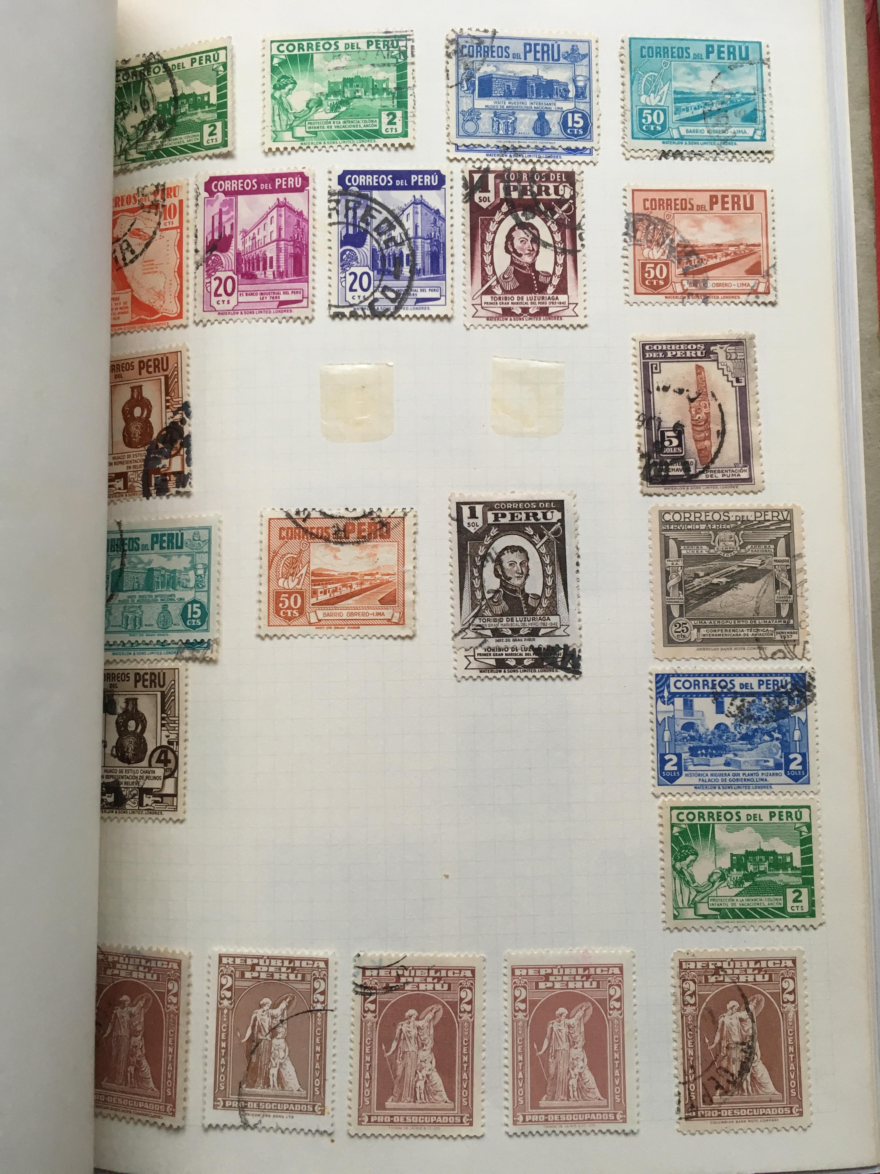 TWO ALBUMS WITH COLLECTIONS OF EUROPE AND LATIN AMERICA WITH HAITI, PERU, VENEZUELA, - Image 4 of 27