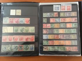 FOUR FOLDERS VARIOUS, SUDAN WITH COVERS, BRITISH GUIANA, BAHAMAS, BARBADOS, SOUTH AFRICA, ETC.