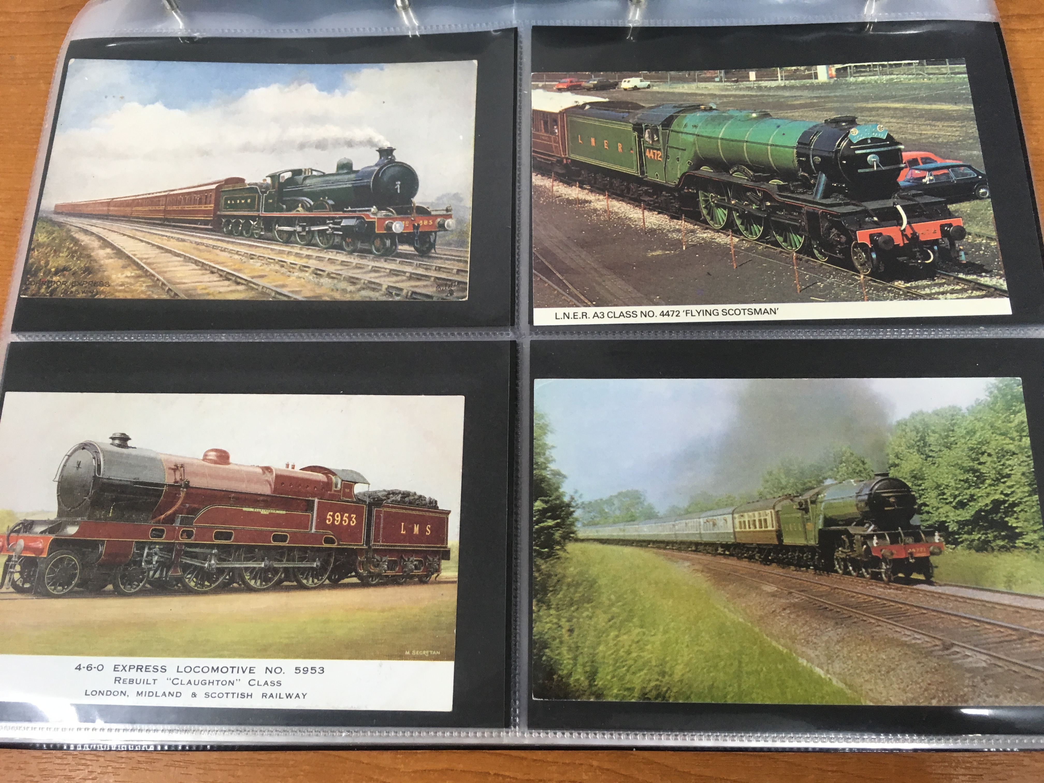 ALBUM WITH RAILWAY POSTCARDS, MAINLY COLOURED WITH MANY POSTALLY USED, - Image 19 of 23
