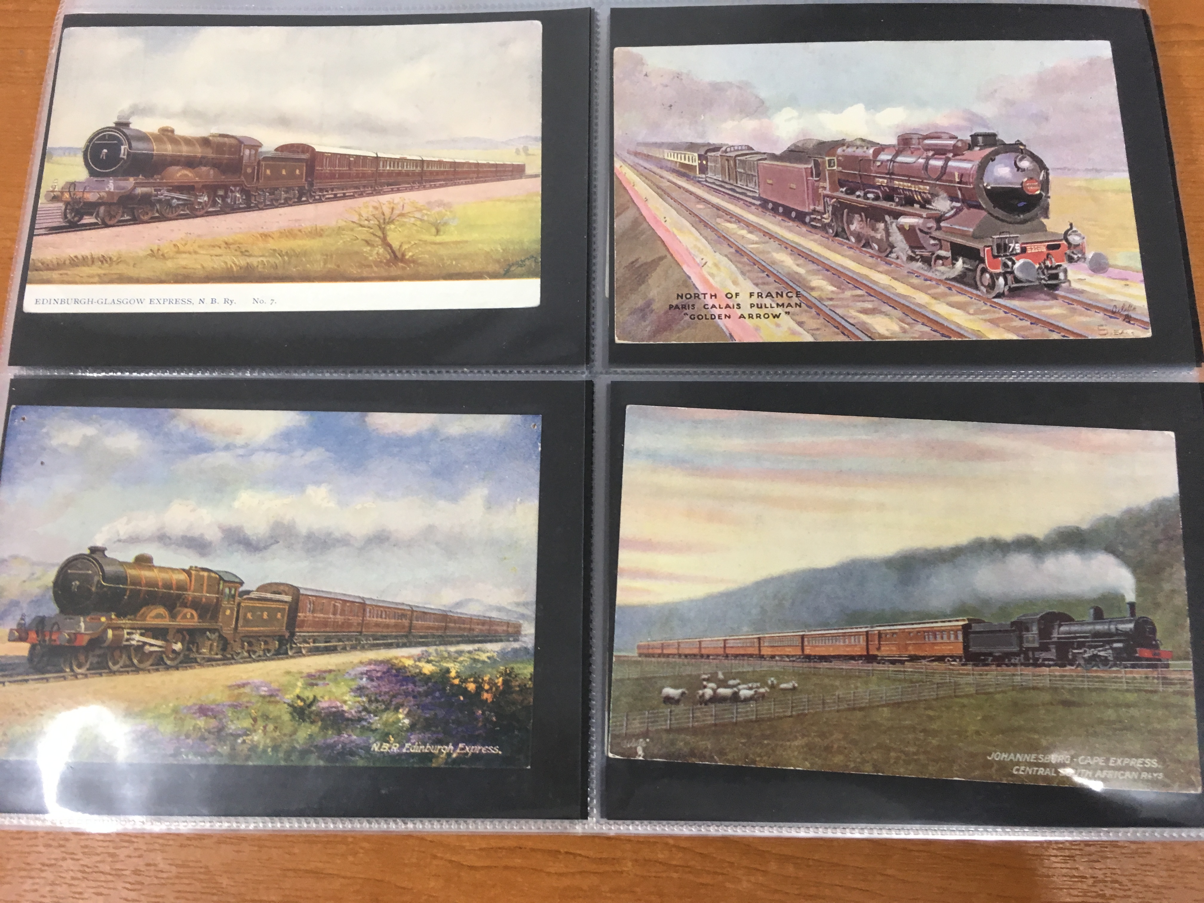 ALBUM WITH RAILWAY POSTCARDS, MAINLY COLOURED WITH MANY POSTALLY USED, - Image 6 of 23