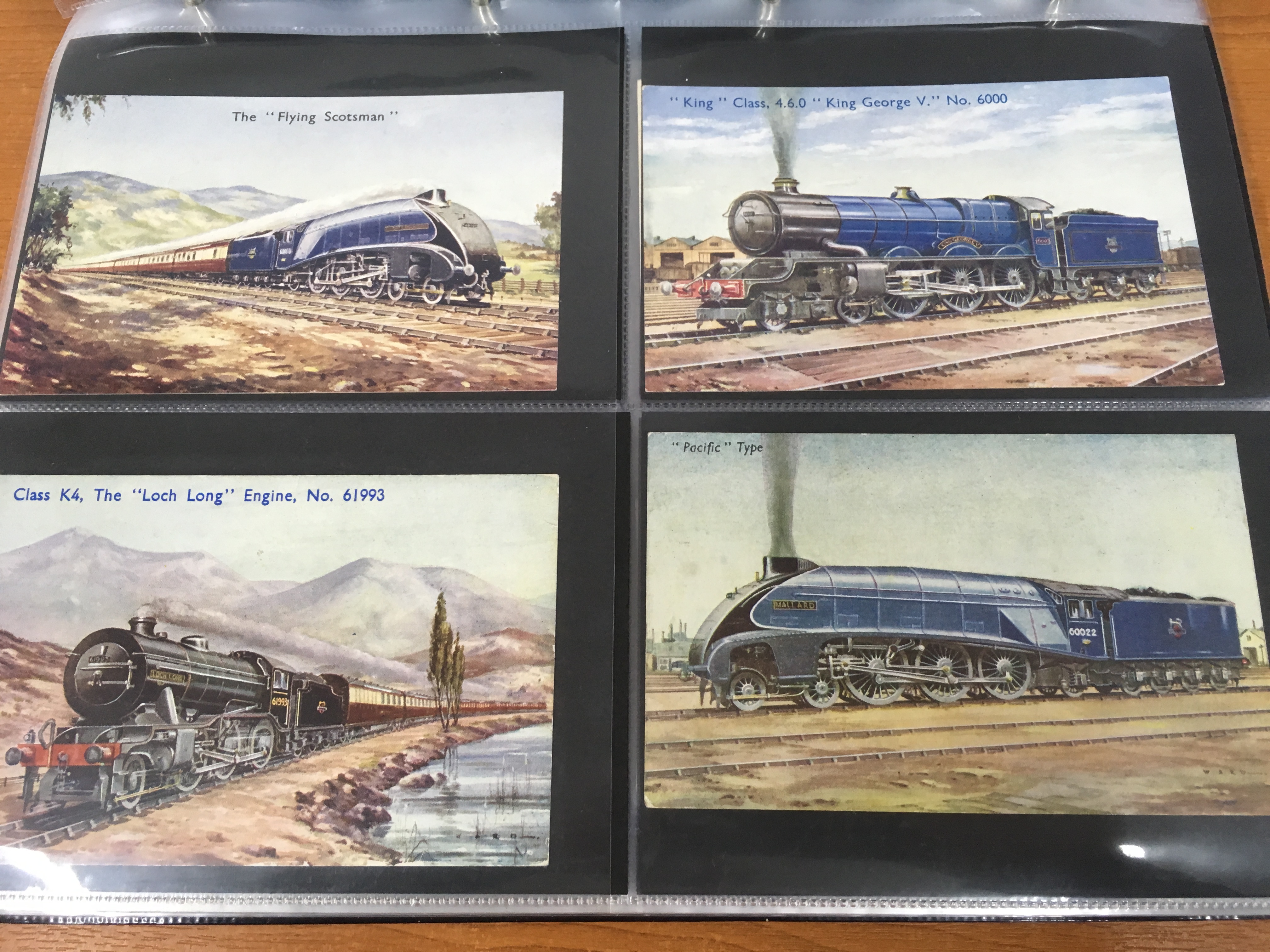 ALBUM WITH RAILWAY POSTCARDS, MAINLY COLOURED WITH MANY POSTALLY USED, - Image 20 of 23