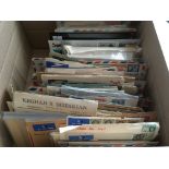 BOX OF MAINLY COMMONWEALTH COVERS AND CARDS, CANADA AIRMAIL, GIBRALTAR QV POSTAL STATIONERY,