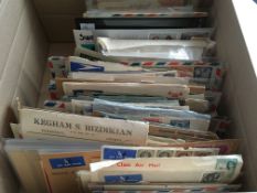 BOX OF MAINLY COMMONWEALTH COVERS AND CARDS, CANADA AIRMAIL, GIBRALTAR QV POSTAL STATIONERY,