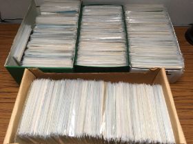 THE DEREHAM POSTCARD HOARD: VAST ACCUMULATION OF USA IN PLASTIC PROTECTORS (APPROX 2100)