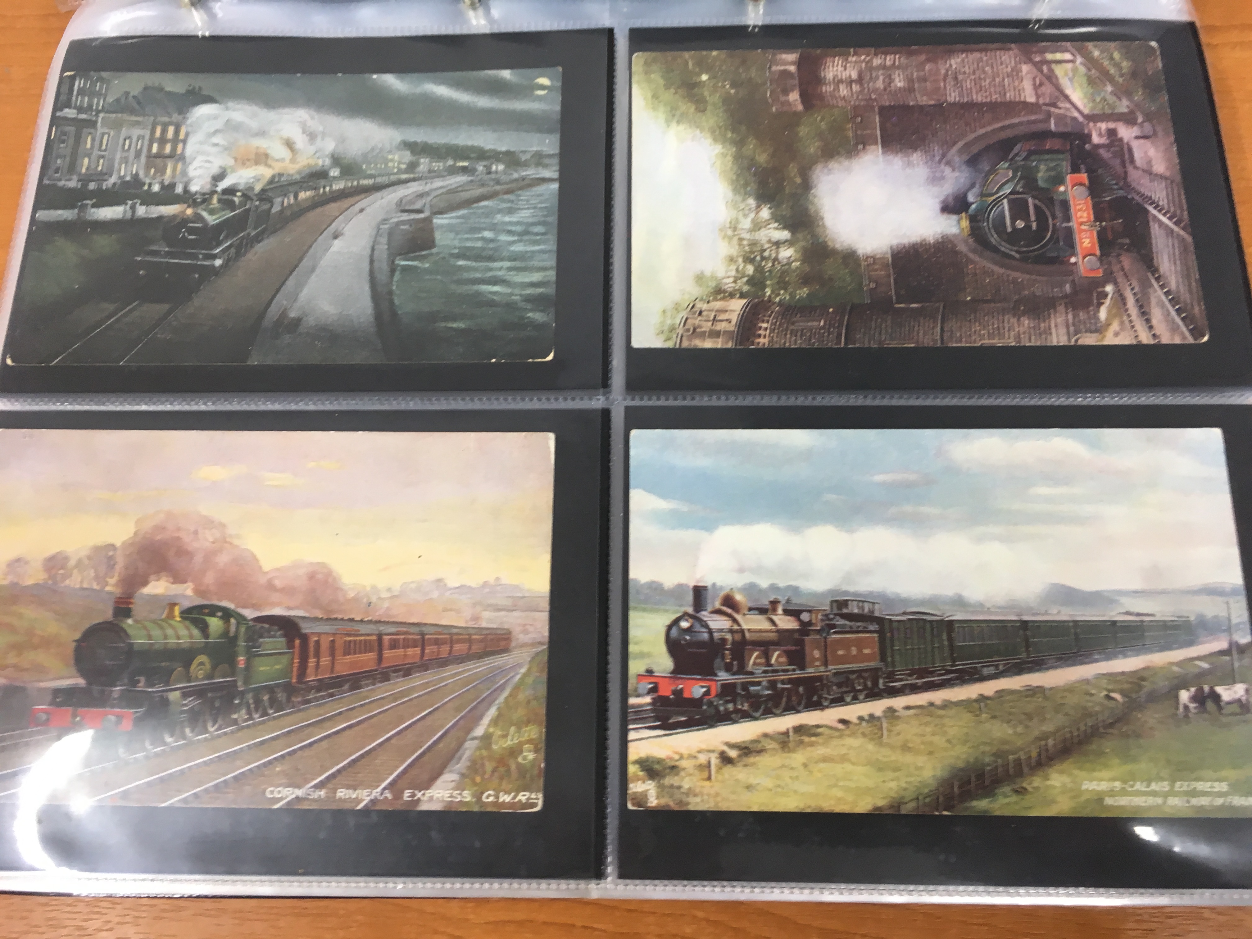 ALBUM WITH RAILWAY POSTCARDS, MAINLY COLOURED WITH MANY POSTALLY USED, - Image 13 of 23