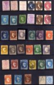 CEYLON: 1857-1872 MAINLY USED QV SELECTION FROM IMPERFS,