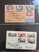 ALBUM WITH A COLLECTION 1937 CORONATION SETS ON COVERS,