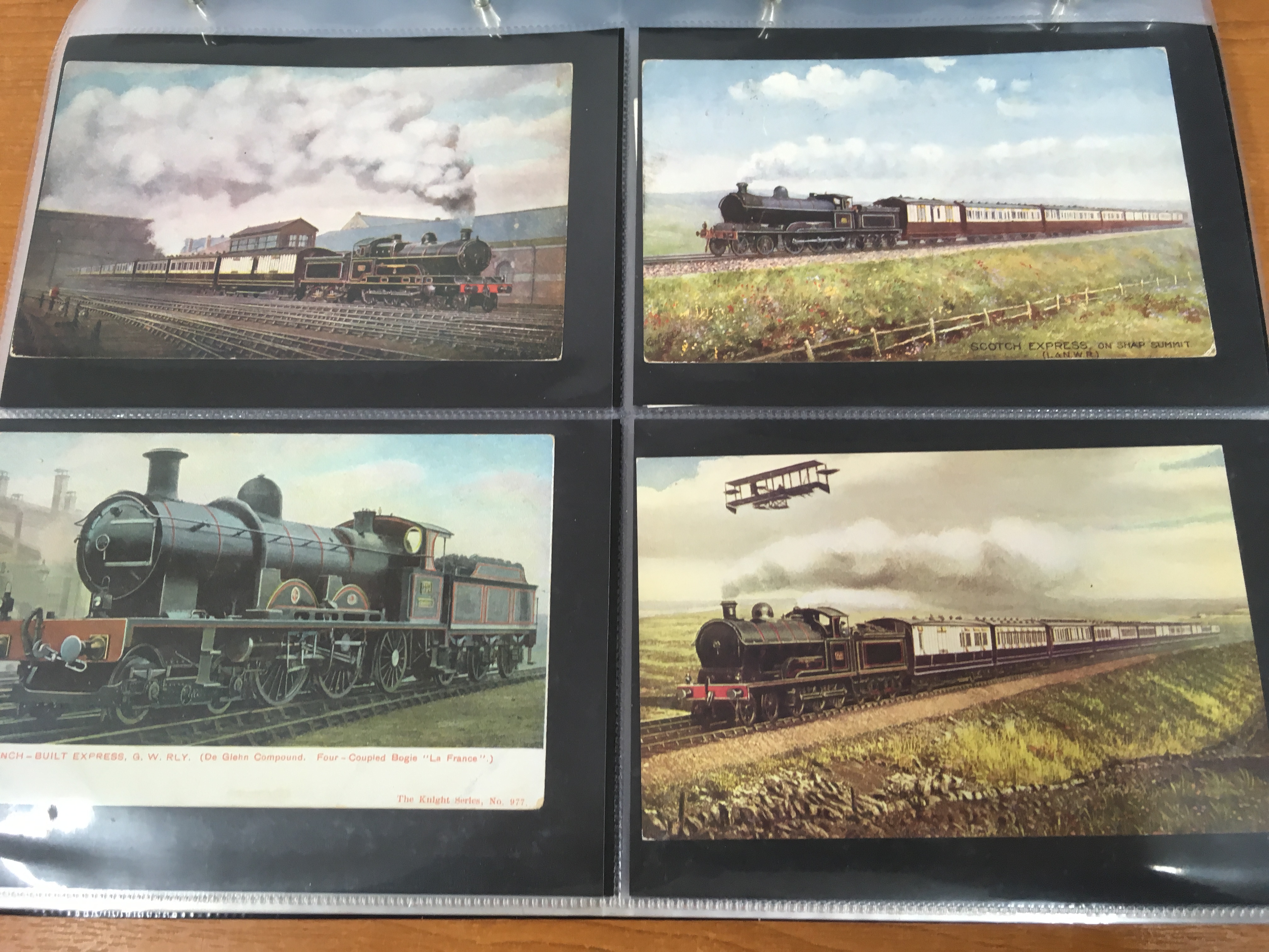 ALBUM WITH RAILWAY POSTCARDS, MAINLY COLOURED WITH MANY POSTALLY USED, - Image 18 of 23