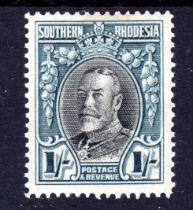 SOUTHERN RHODESIA: 1931-7 1/- PERF 14 LHM,