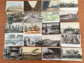 MIXED POSTCARDS, AVIATION, ADVERTISING, EXHIBITIONS, NIGERIA, BEMPTON RP, WOODFORD GREEN RP,