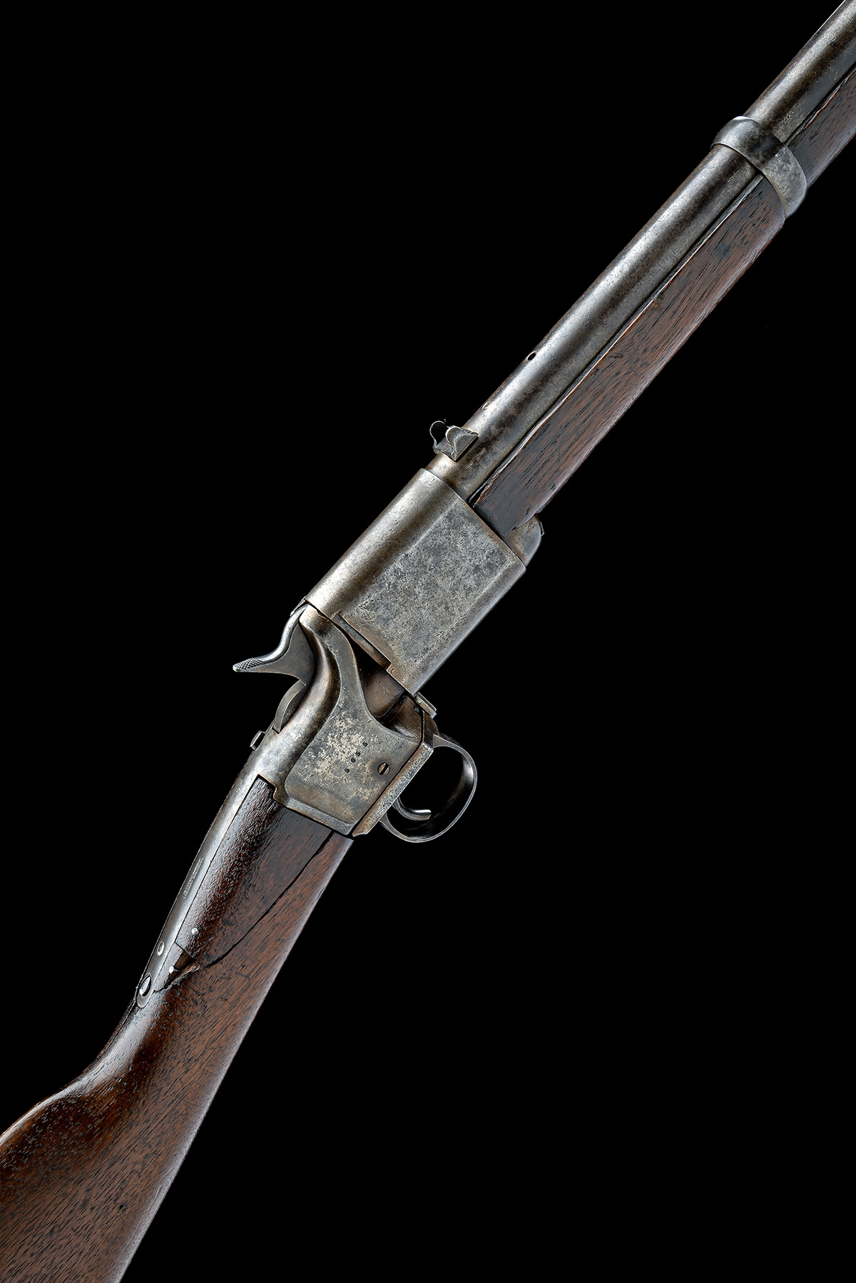 A .56-50 (RIMFIRE) TRIPLETT & SCOTT REPEATING CARBINE, CIRCA 1865, serial no. 5055, with 22in.