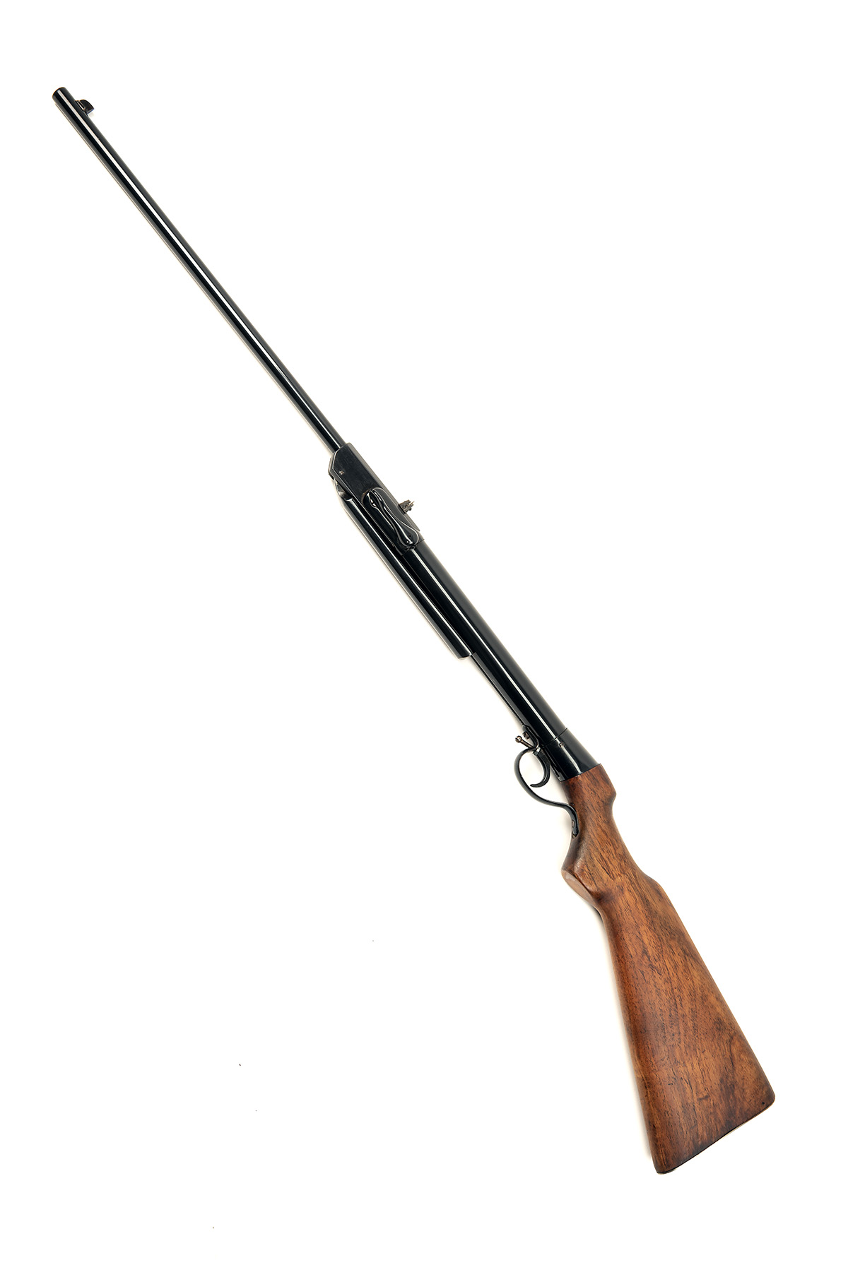 AN UNUSUAL .177 CAM-ACTION BREAK-BARREL GREENER VARIANT AIR-RIFLE, UNSIGNED, no visible serial - Image 9 of 9