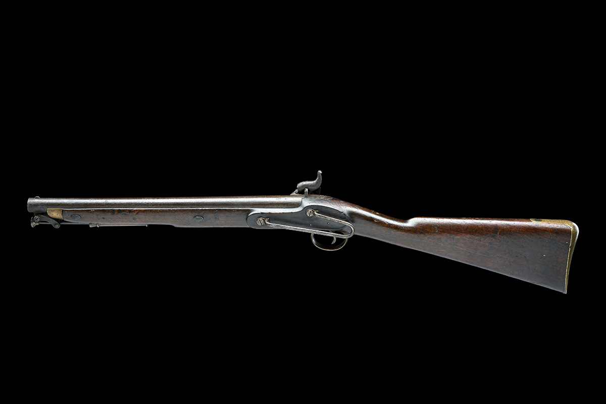 A .66 PATTERN 1847 PERCUSSION PAGET CAVALRY CARBINE MARKED 'R.C.H. 380', CIRCA 1848, with 16in. - Image 3 of 11