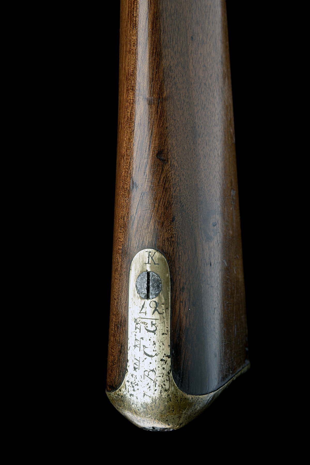 A RARE CRIMEAN WAR .704 PATTERN 1851 PERCUSSION RIFLE MUSKET MARKED TO THE 1ST BATTALION - Image 9 of 10