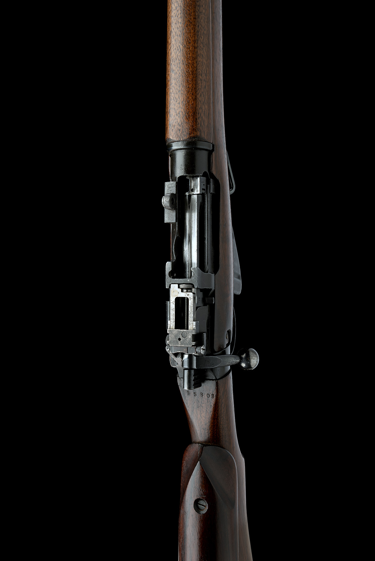 A CASED .303 (BRIT) 'MODEL NO.4 (T)' BOLT-MAGAZINE SNIPER RIFLE SIGNED BSA, serial no. D3522, WITH - Image 5 of 10