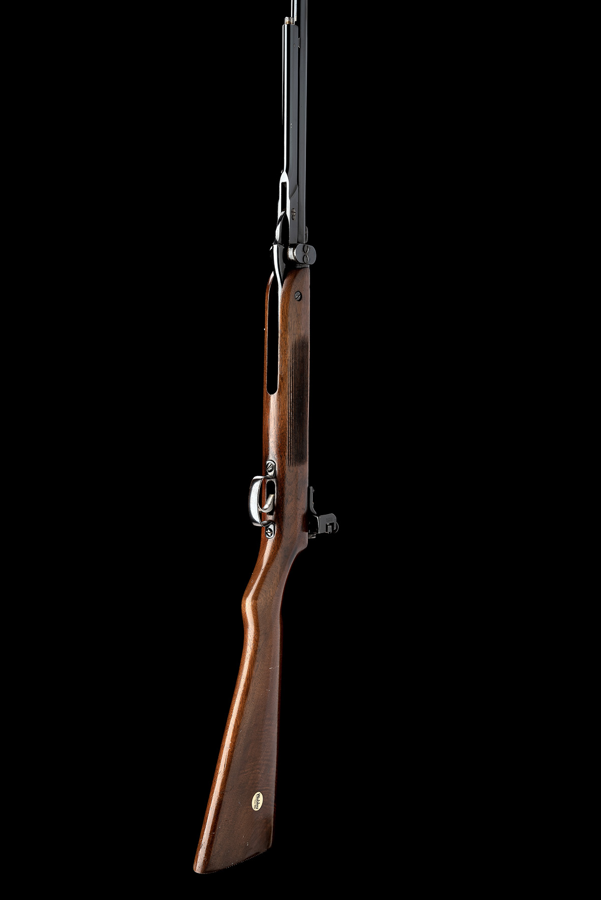 A GOOD .177 WEBLEY & SCOTT MK3 'TARGET' AIR-RIFLE, serial no. 17438, circa 1958, with 18 1/2in. - Image 8 of 9