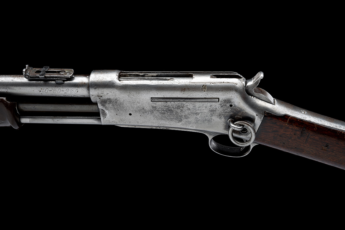 A SCARCE .40-60-200 (WIN) COLT 'LIGHTNING' PUMP-ACTION REPEATING LARGE-FRAME CARBINE, serial no. - Image 7 of 9