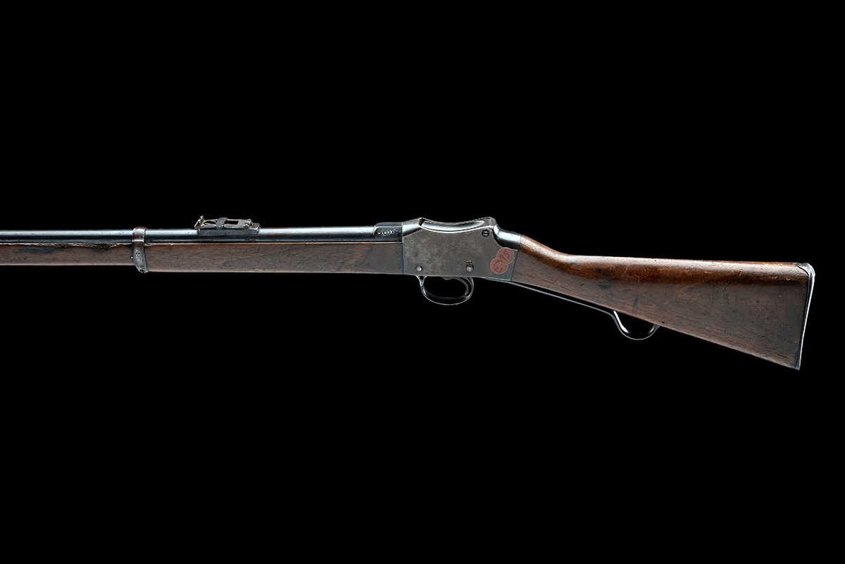 A .577/450 MARTINI HENRY MK IV SERVICE RIFLE MADE AT ENFIELD IN 1887, serial no. D1801, with 33in. - Image 2 of 9