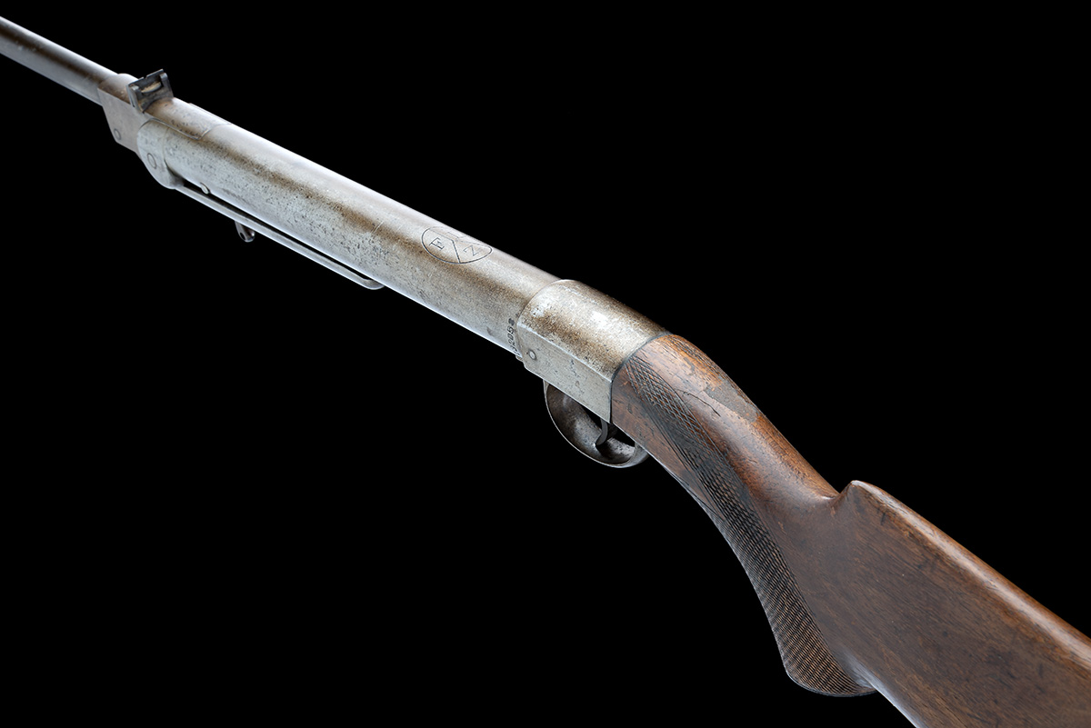 A RARE .177 LANGENHAN 'ORIGINAL V' BREAK-BARREL AIR-RIFLE, serial no. 132058, late variant circa - Image 8 of 9