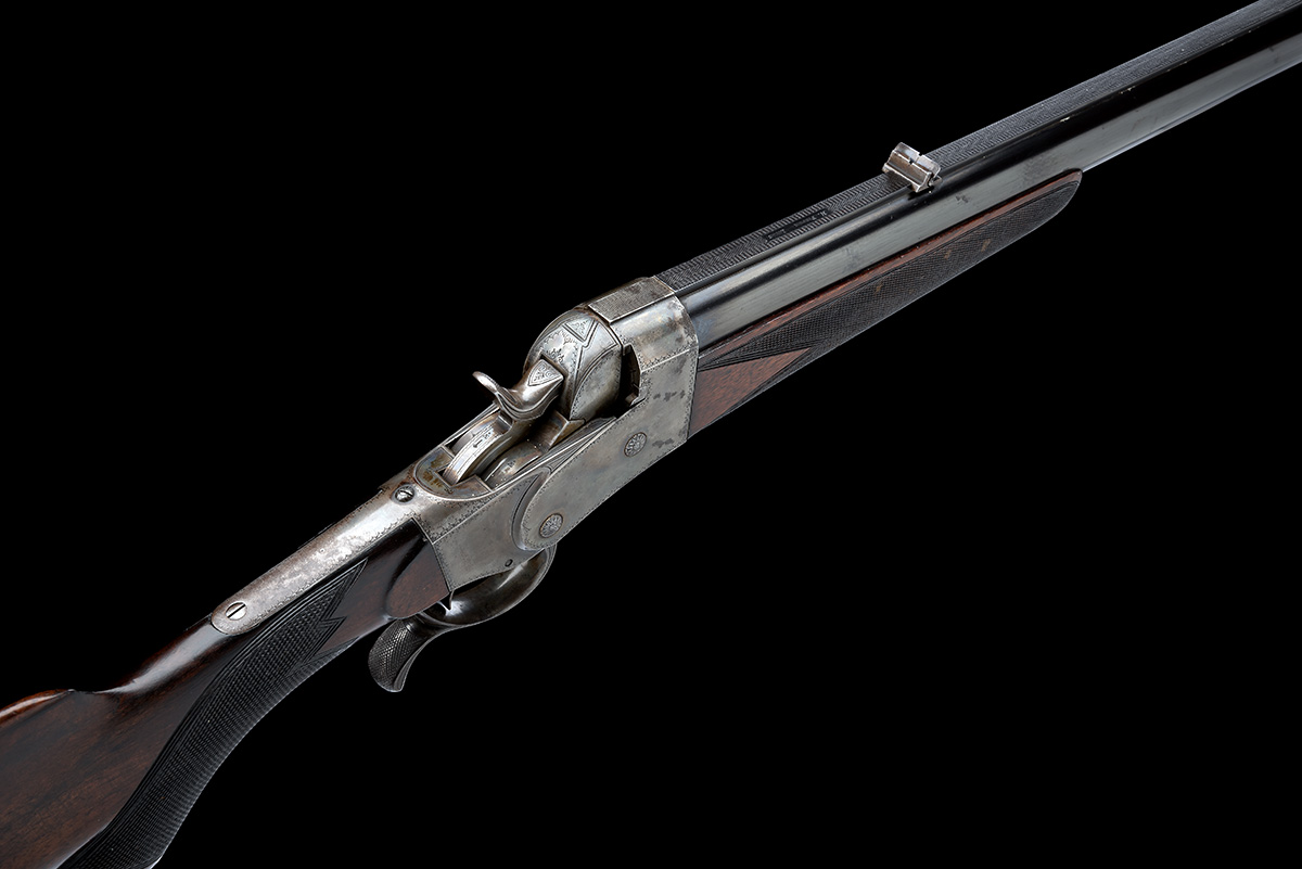 AN EXCEPTIONALLY RARE 7mm (RIMFIRE) SEVEN-SHOT ROLLING-BLOCK VOLLEY RIFLE SIGNED M. PIEPER, LIEGE, - Image 8 of 10